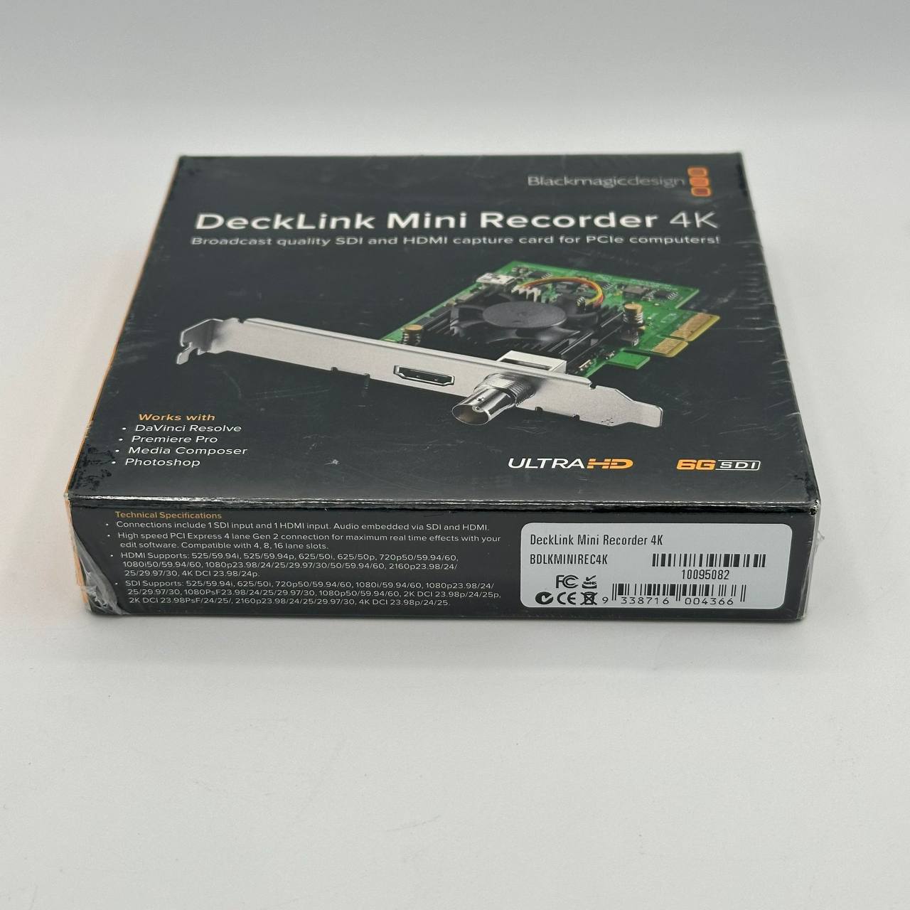 Blackmagic Design DeckLink Mini Recorder 4K PCIe Capture Card New