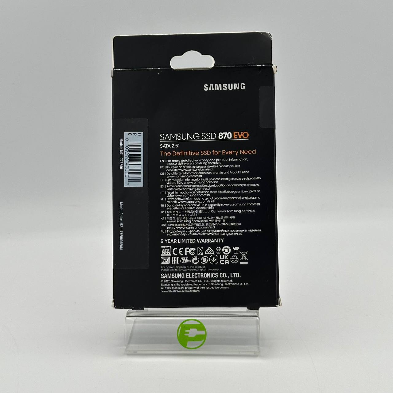 Samsung 870 EVO 500GB 2.5" SATA III Internal SSD MZ-77E500B/AM