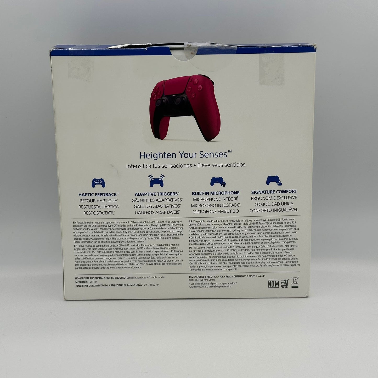 Sony PlayStation 5 PS5 Dualsense Wireless Controller (Cosmic Red)