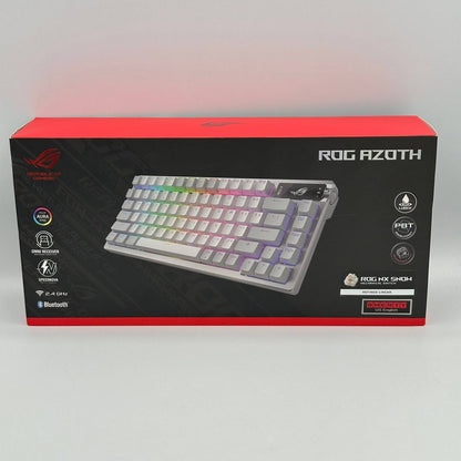 Asus ROG Azoth Snow Mechanical Switch Wireless Gaming Keyboard New
