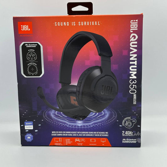 JBL Quantum 350 Wireless Gaming Headset Black New