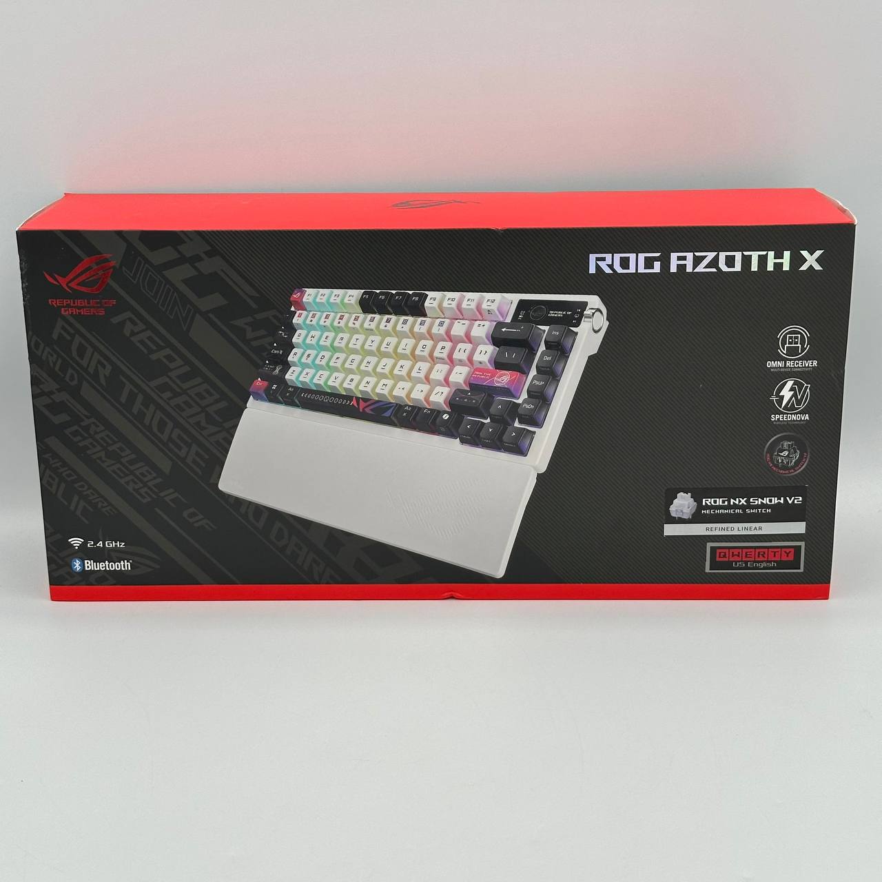 Asus ROG Azoth X Snow V2 Mechanical Switch Wireless Gaming Keyboard New