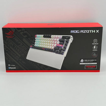 Asus ROG Azoth X Snow V2 Mechanical Switch Wireless Gaming Keyboard New
