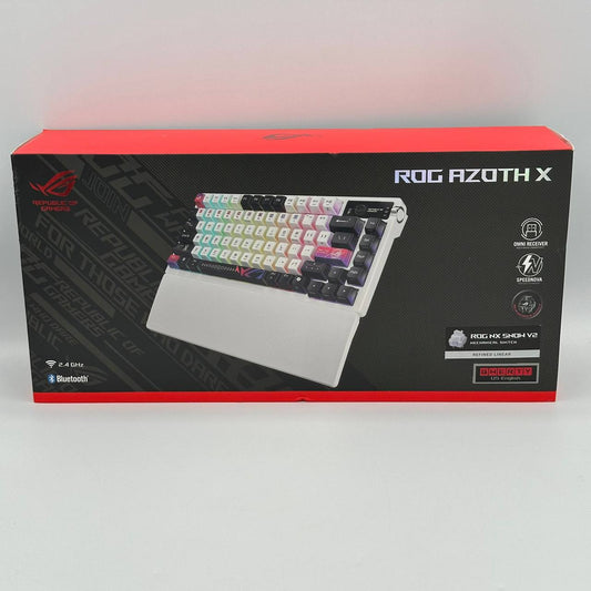 Asus ROG Azoth X Snow V2 Mechanical Switch Wireless Gaming Keyboard New