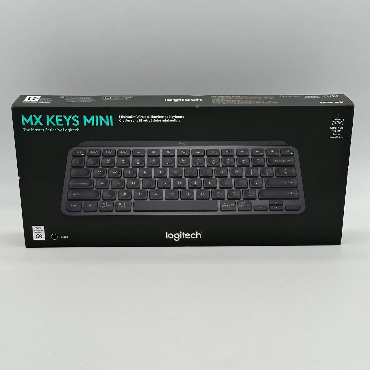 Logitech MX Keys Mini Wireless Illuminated Keyboard Black New