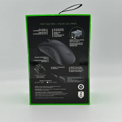 Razer DeathAdder V3 Pro Ultra-Lightweight Wireless Gaming Mouse Black New