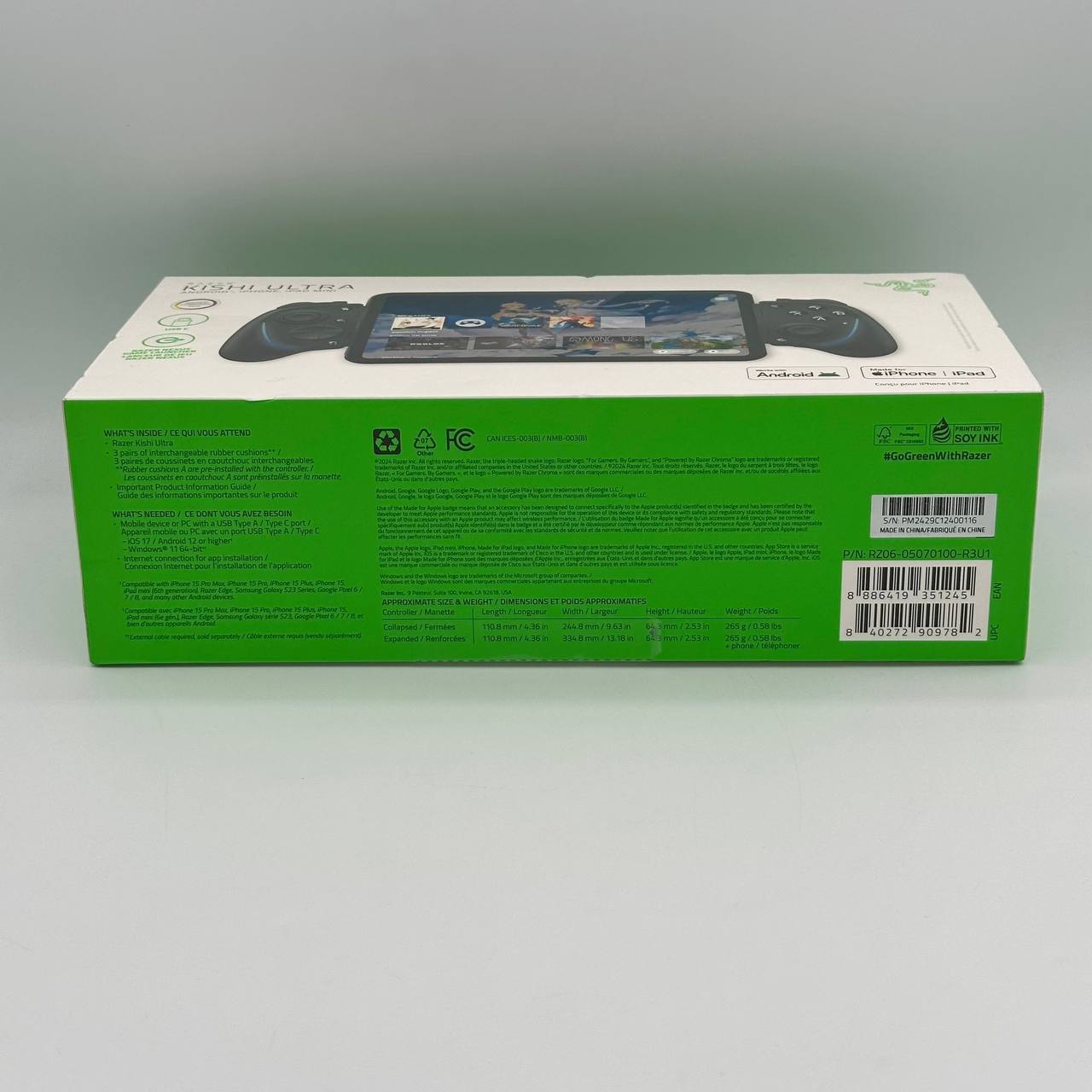 Razer Kishi Ultra Gaming Controller for Smartphones New