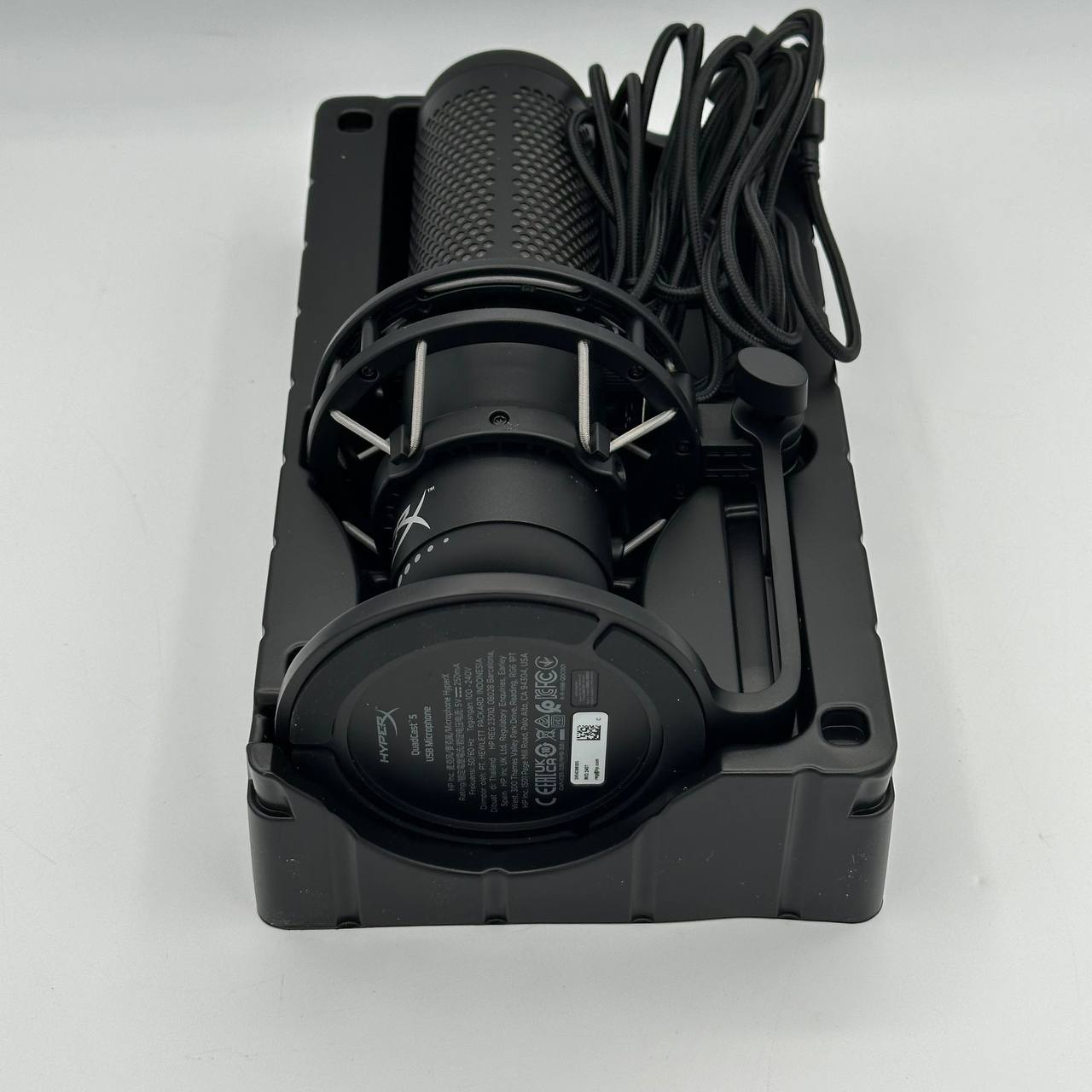 HyperX QuadCast S Wired Multi-Pattern USB Condenser Microphone