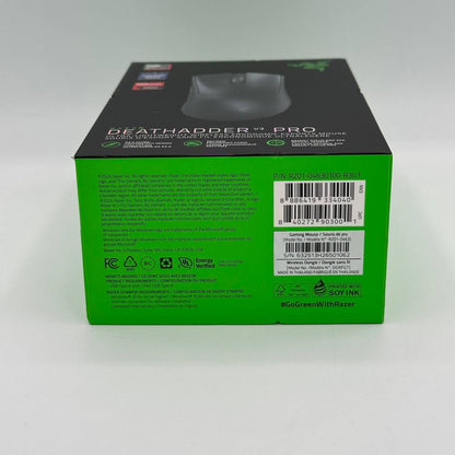 Razer DeathAdder V3 Pro Ultra-Lightweight Wireless Gaming Mouse Black New