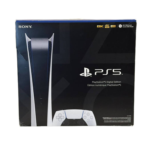 Sony PlayStation 5 PS5 Digital Edition Console Gaming System White