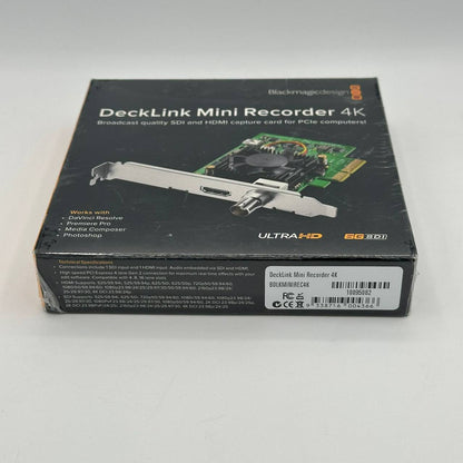 Blackmagic Design DeckLink Mini Recorder 4K PCIe Capture Card New