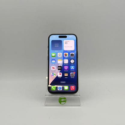 Apple iPhone 15 128GB Black Certified Pre-Owned & Unlocked (Back Glass Cracked)