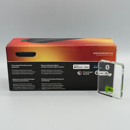 New Bose SoundLink Flex 2nd Gen Black Portable Bluetooth Speaker