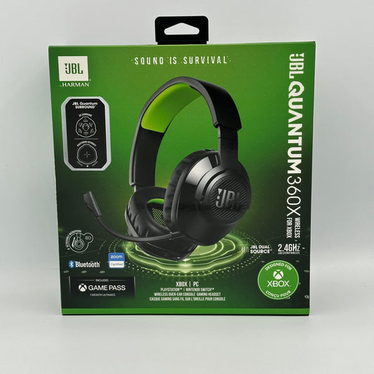 JBL Quantum 360X - Wireless Over-Ear Gaming Headset New