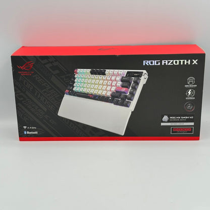 Asus ROG Azoth X Snow V2 Mechanical Switch Wireless Gaming Keyboard New