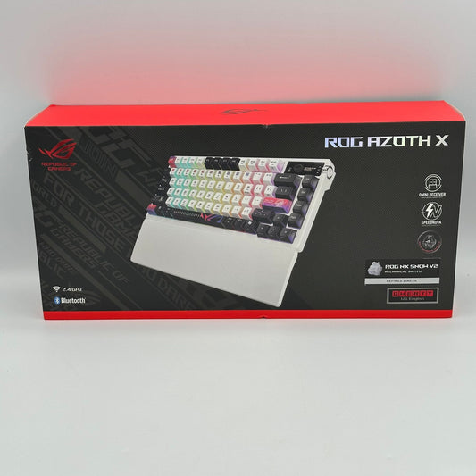 Asus ROG Azoth X Snow V2 Mechanical Switch Wireless Gaming Keyboard New