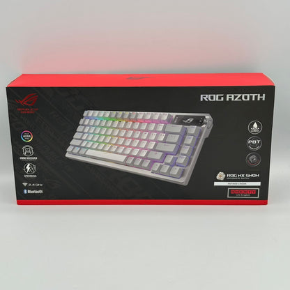 Asus ROG Azoth Snow Mechanical Switch Wireless Gaming Keyboard New