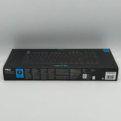 Logitech G Pro GX Blue Clicky Switch Wired Gaming Keyboard New