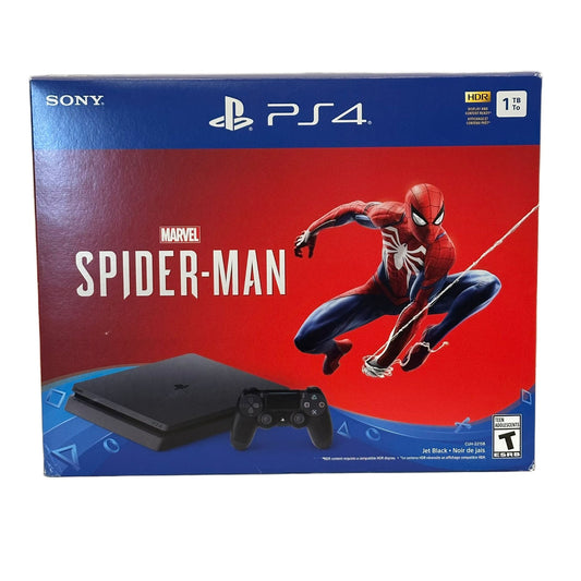Sony PlayStation 4 PS4 Marvel Spider-Man Slim Bundle Console Gaming System 1TB