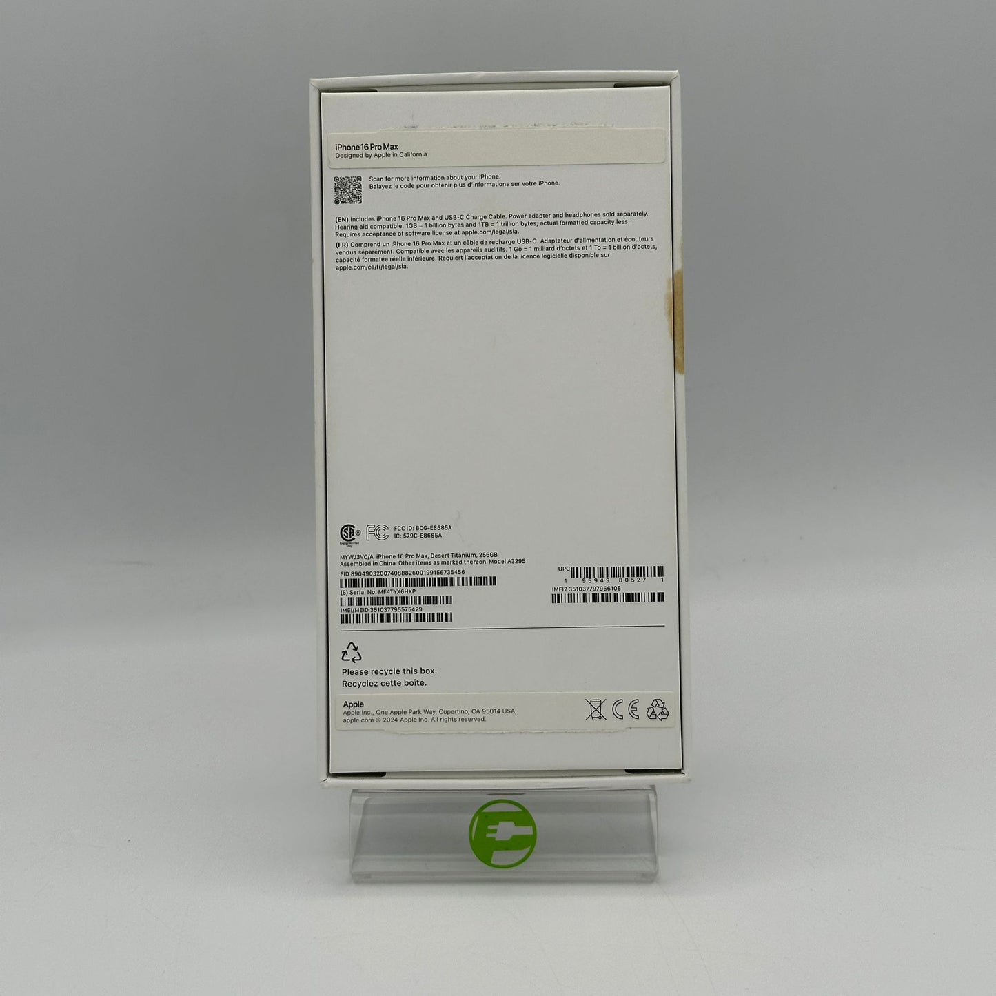 Apple iPhone 16 Pro Max 256GB Desert Titanium - Unlocked