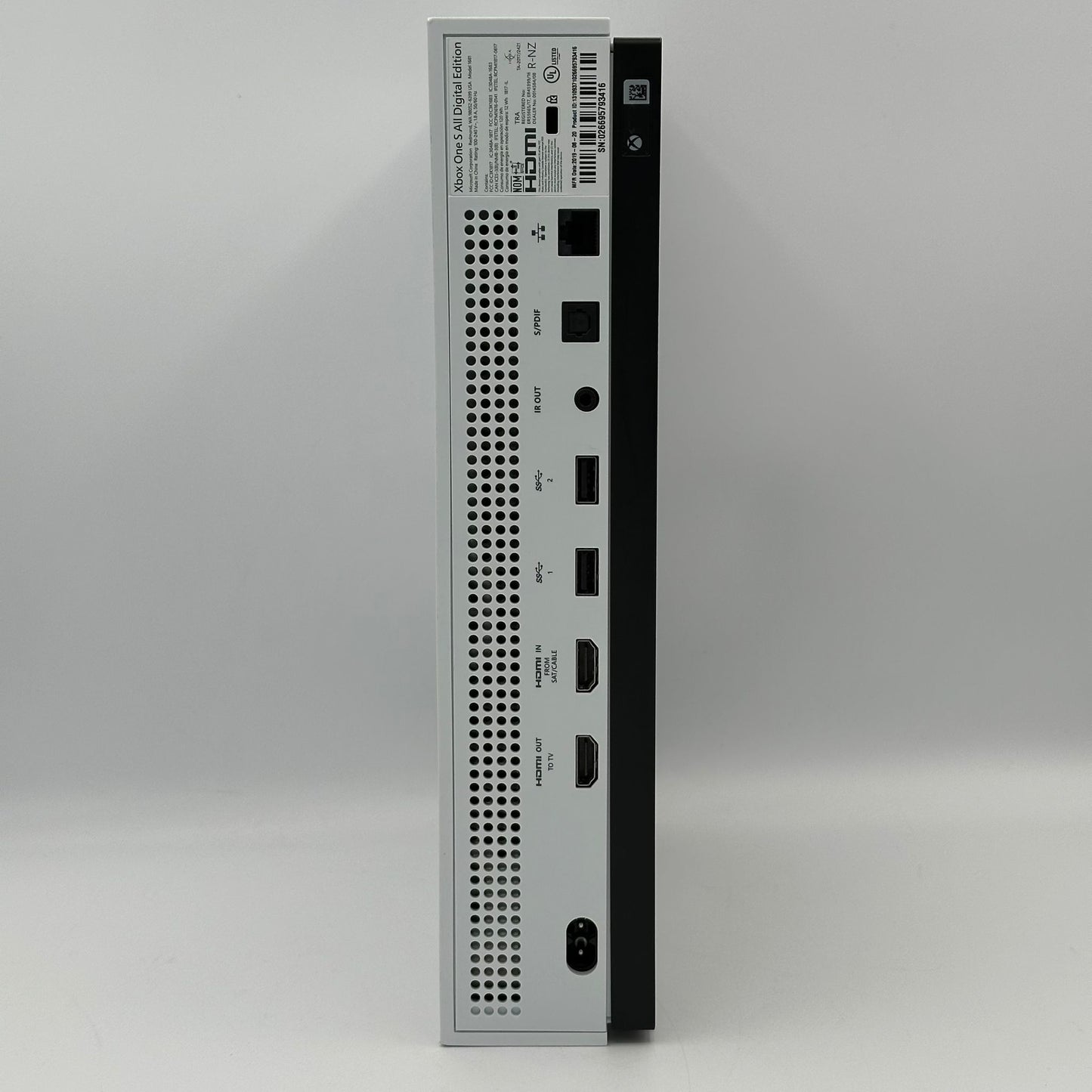 Microsoft Xbox One S All-Digital 1TB Console Gaming System White 1681