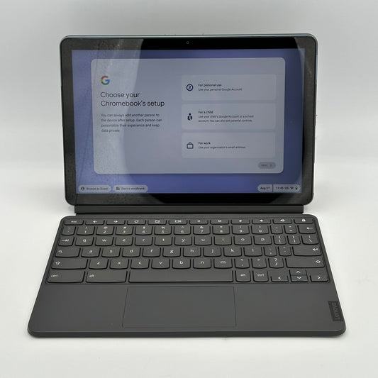 Lenovo Duet Chromebook 10.1" MediaTek Helio P60T 2.0GHz 8 Core 4GB RAM 64GB